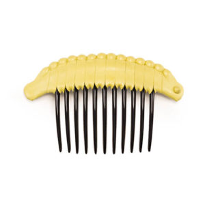 Peigne En Cuir Jaune