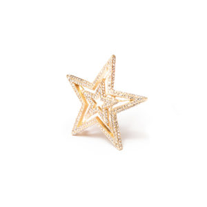 Barrette Grande Etoile Doré