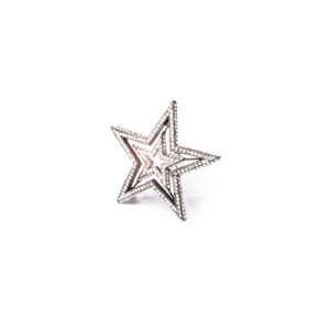 Barrette Grande Etoile Noir