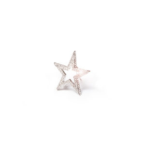 Barrette Moyenne Etoile Argent