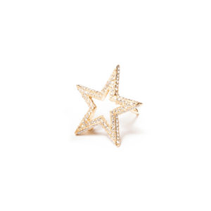 Barrette Moyenne Etoile Doré