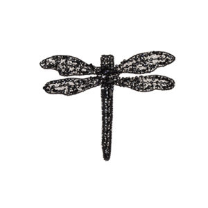 Pince Libellule Grand Modèle Noir
