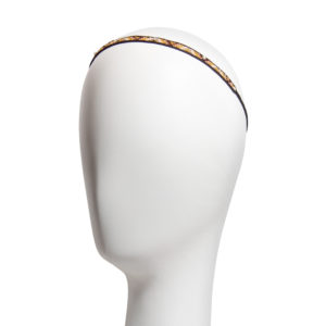 Embroidered Stones Headband Gold