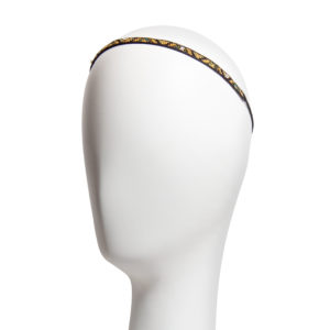 Embroidered Stones Headband Green