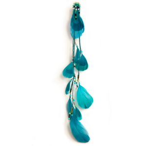 Clip Plume Bleu