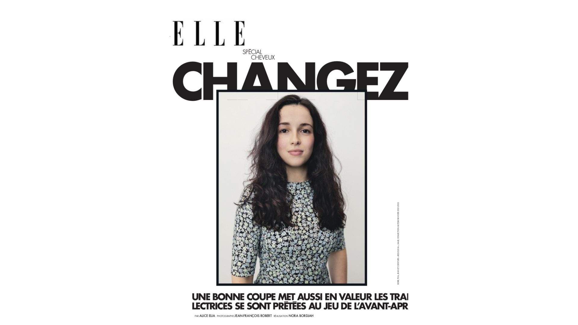 Cover ELLE Avant Après