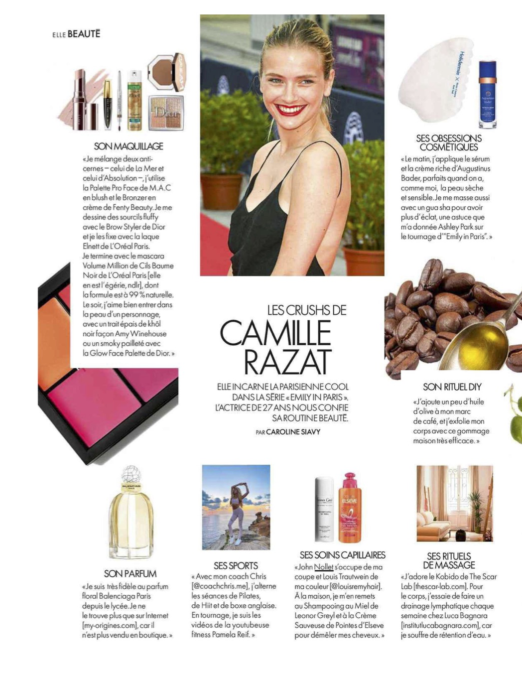 Article ELLE _ Camille Razat
